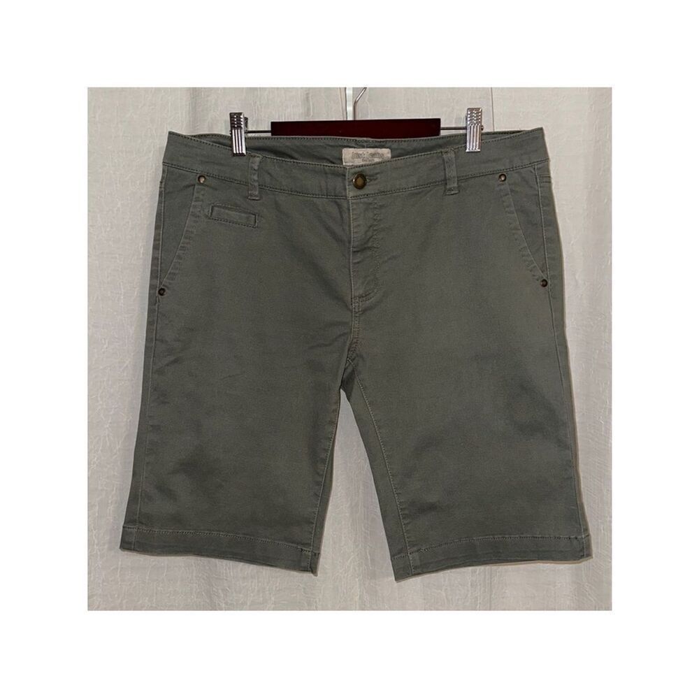 Just Jeans 12 Camo Army Olive Green Cotton Shorts